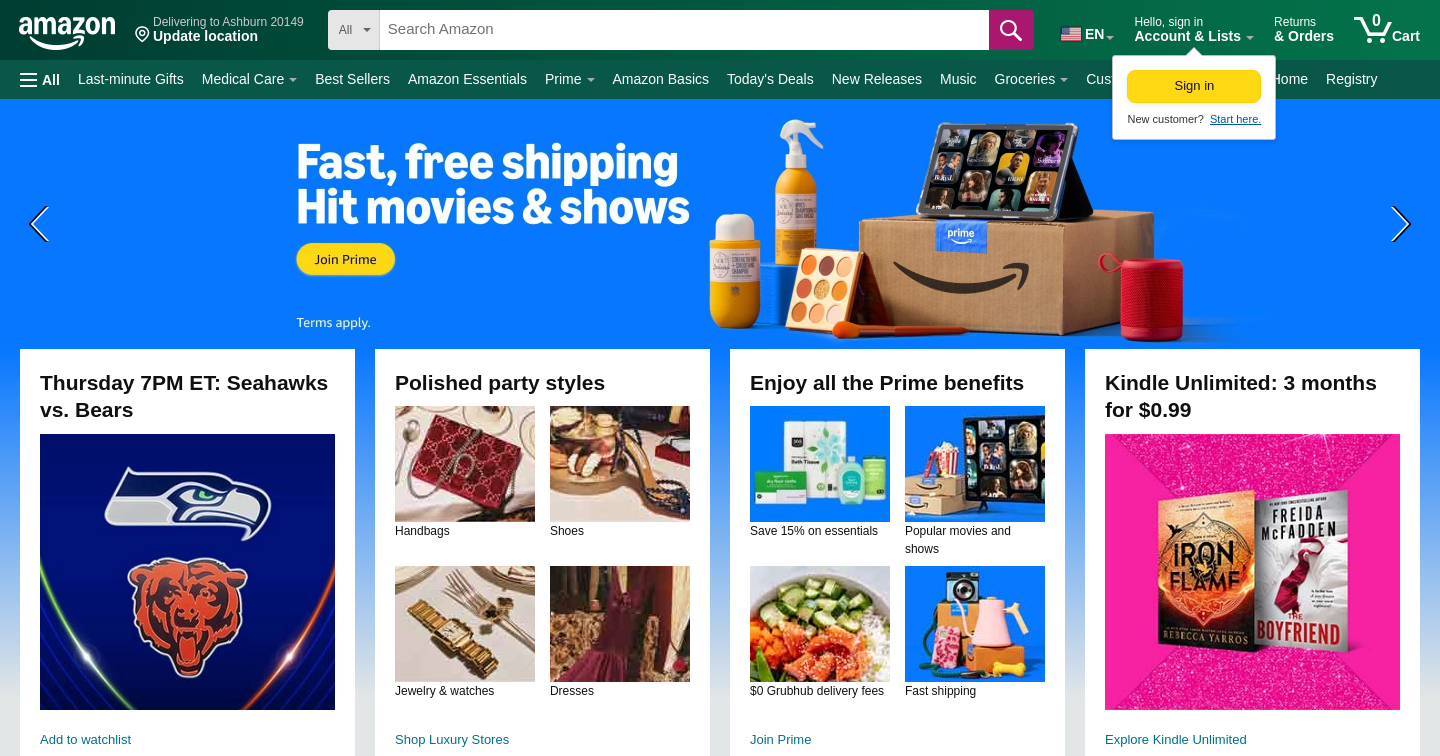 Amazon.com. Spend less. Smile more.