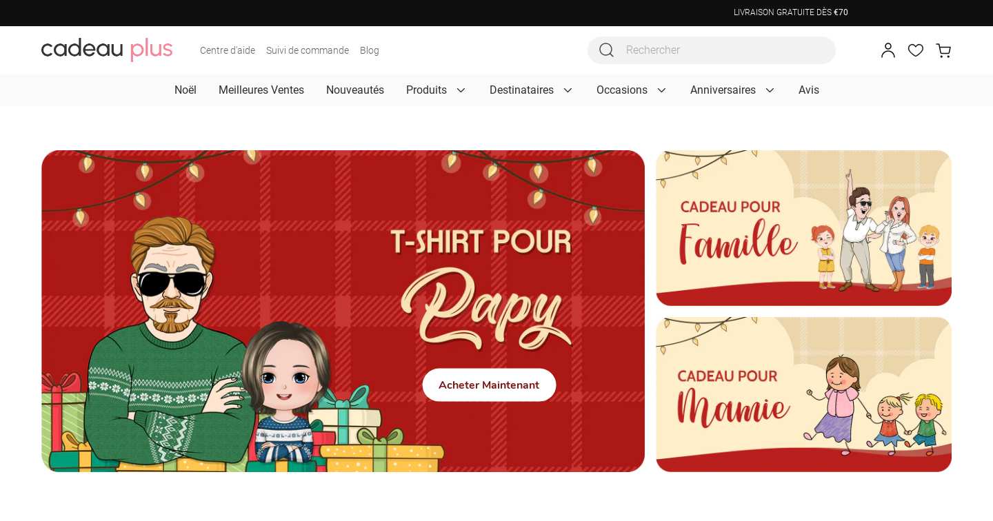 Idée Cadeau Personnalisable et Original - Cadeau Plus