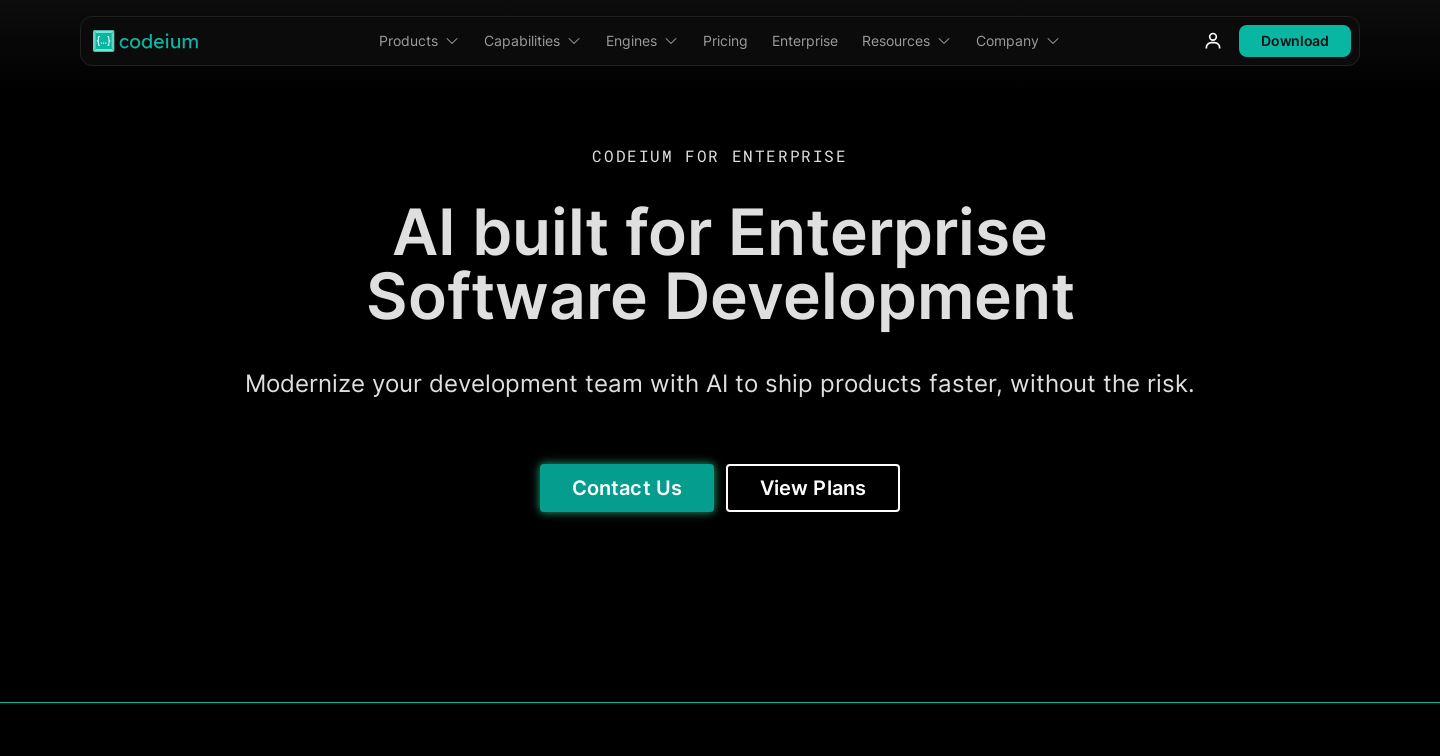 Codeium for Enterprise | Windsurf Editor and Codeium extensions