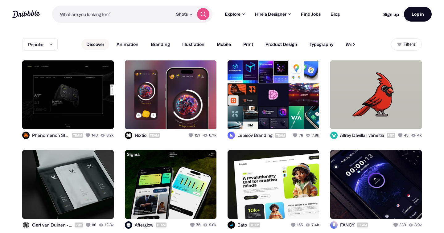 Dribbble - Discover the World’s Top Designers & Creative Professionals