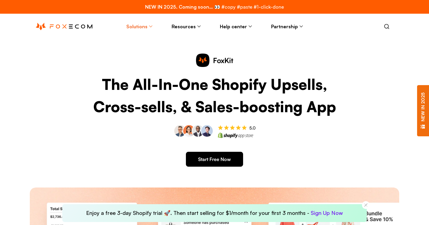 FoxKit: All‑in‑one Sales Boost - All-in-one Upsell Cross-sell app to boost Sales – FoxEcom
