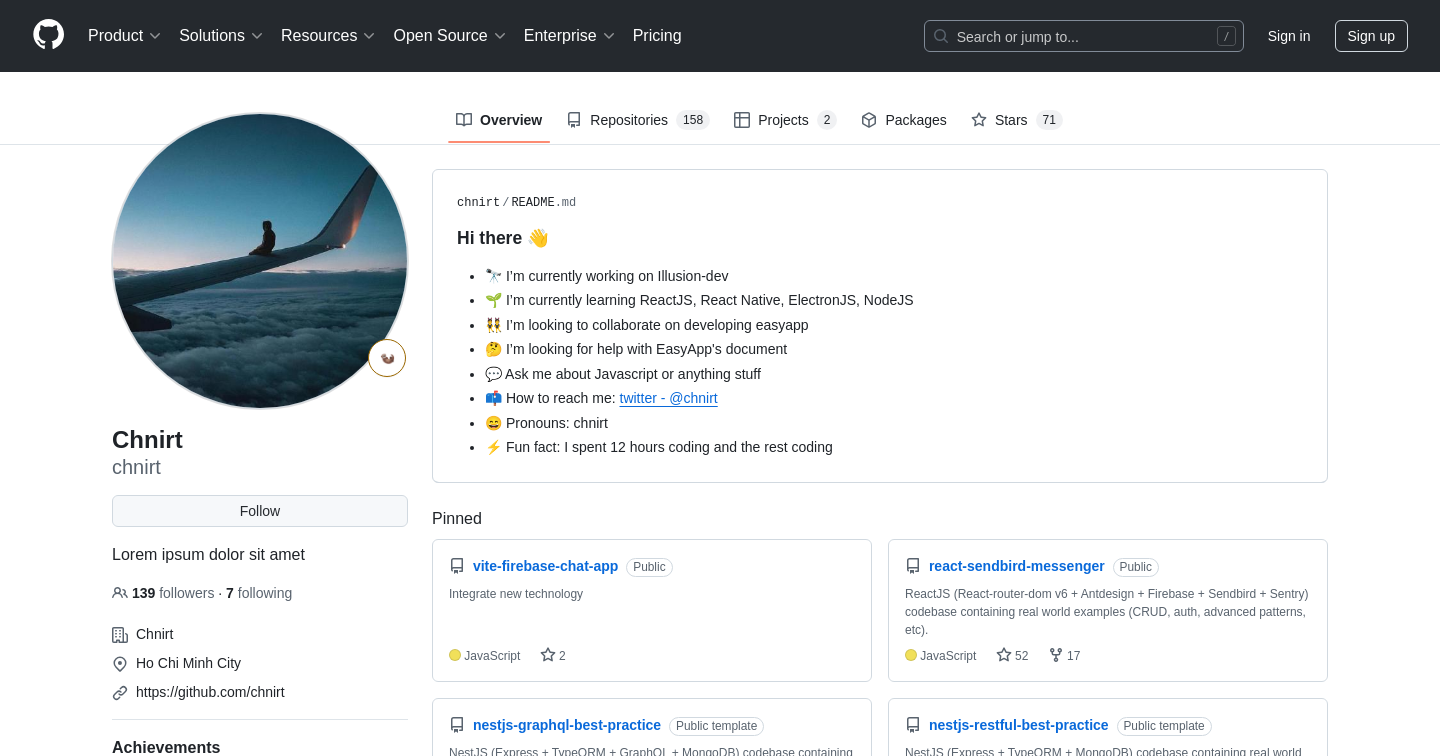 chnirt (Chnirt) · GitHub