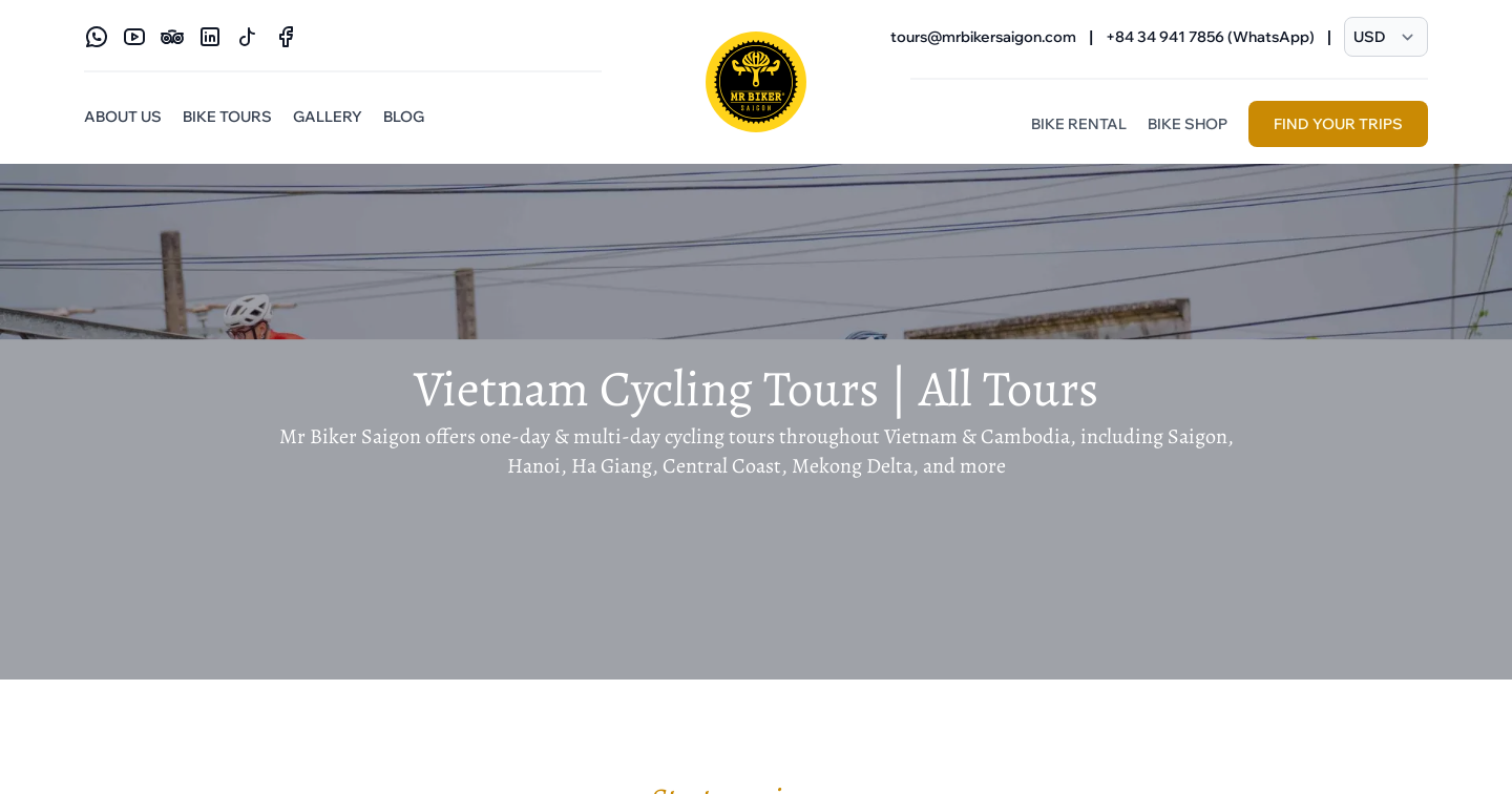 Vietnam Cycling Tours | All Tours | MrBikerSaigon