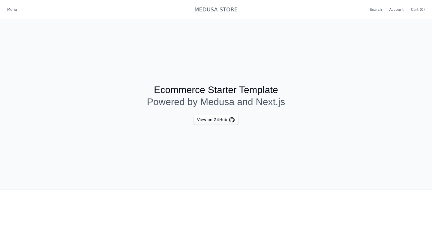 Medusa Next.js Starter Template