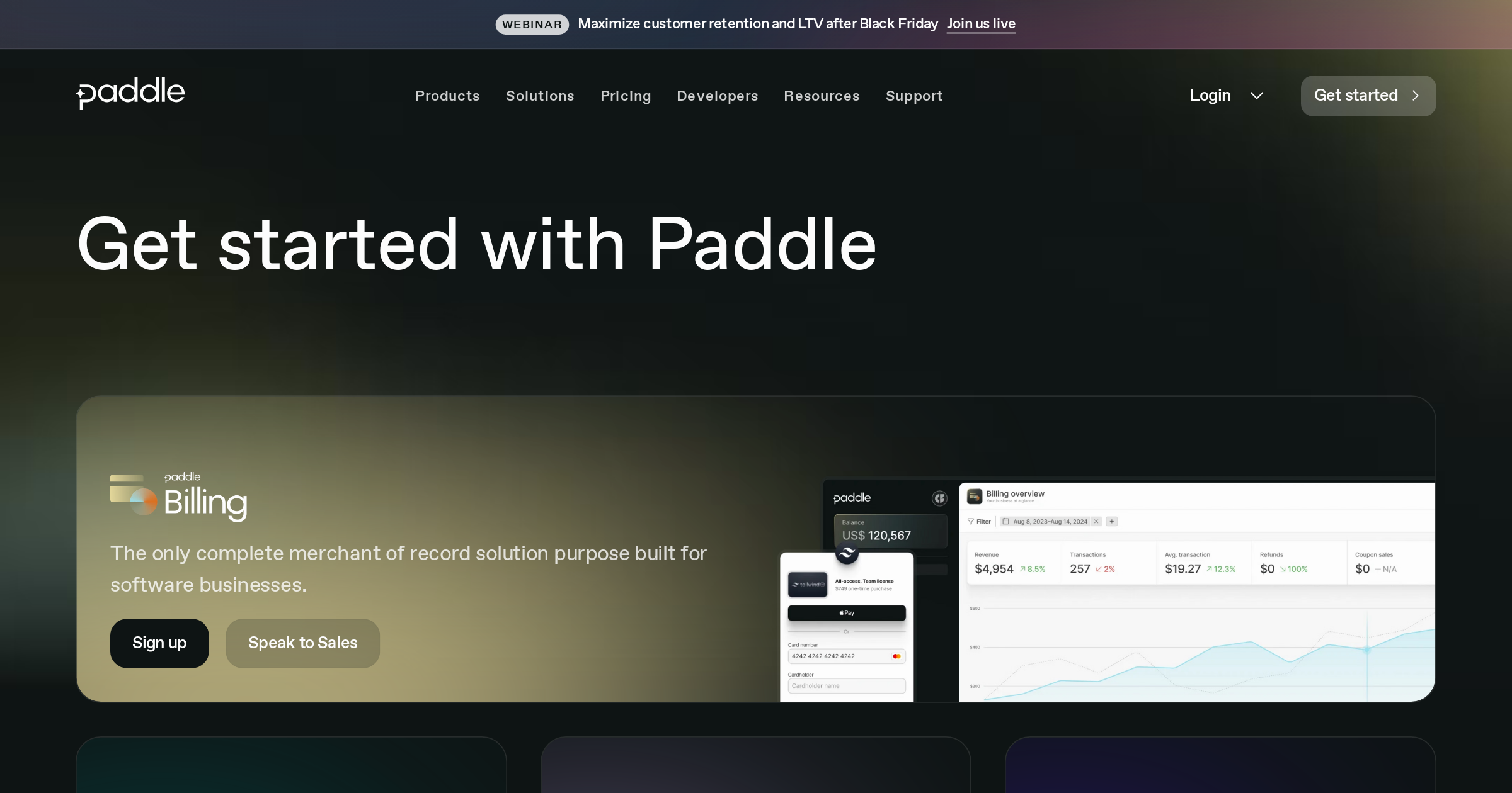 Get started with Paddle
