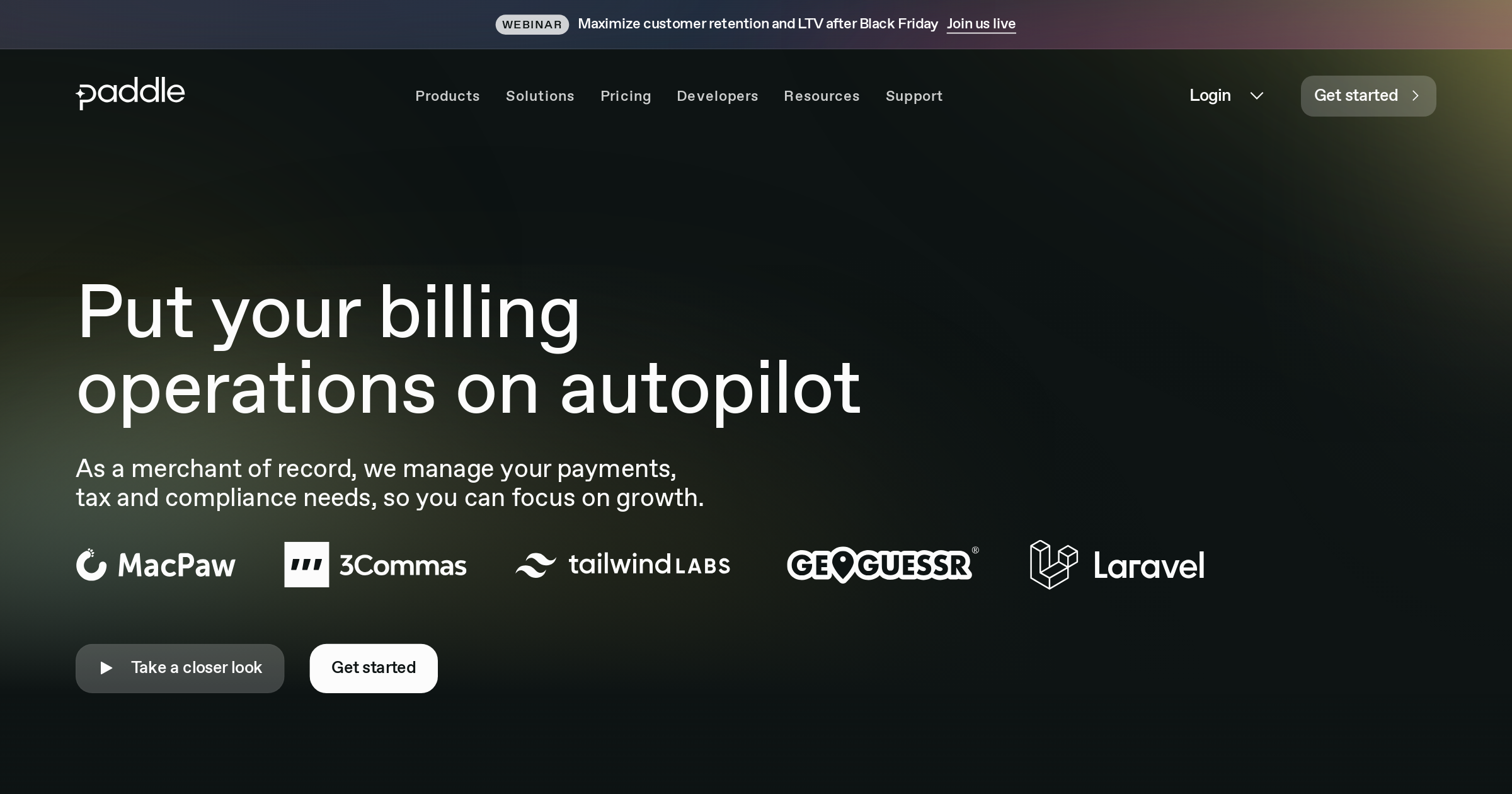 Paddle - Payments, tax and subscription management for SaaS and digital products
