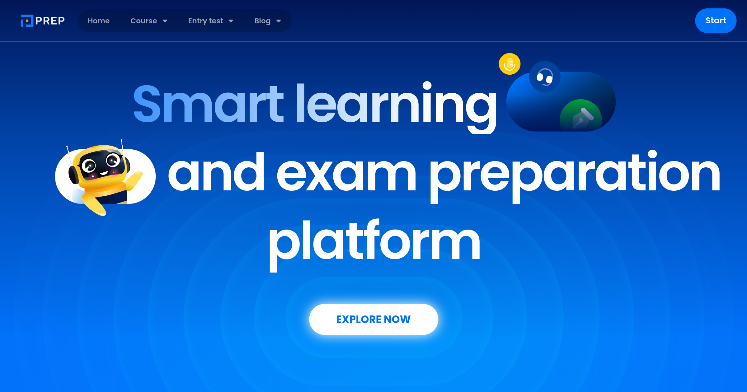 Smart Learning & Test Preparation Platform with Exclusive Prep AI Technology