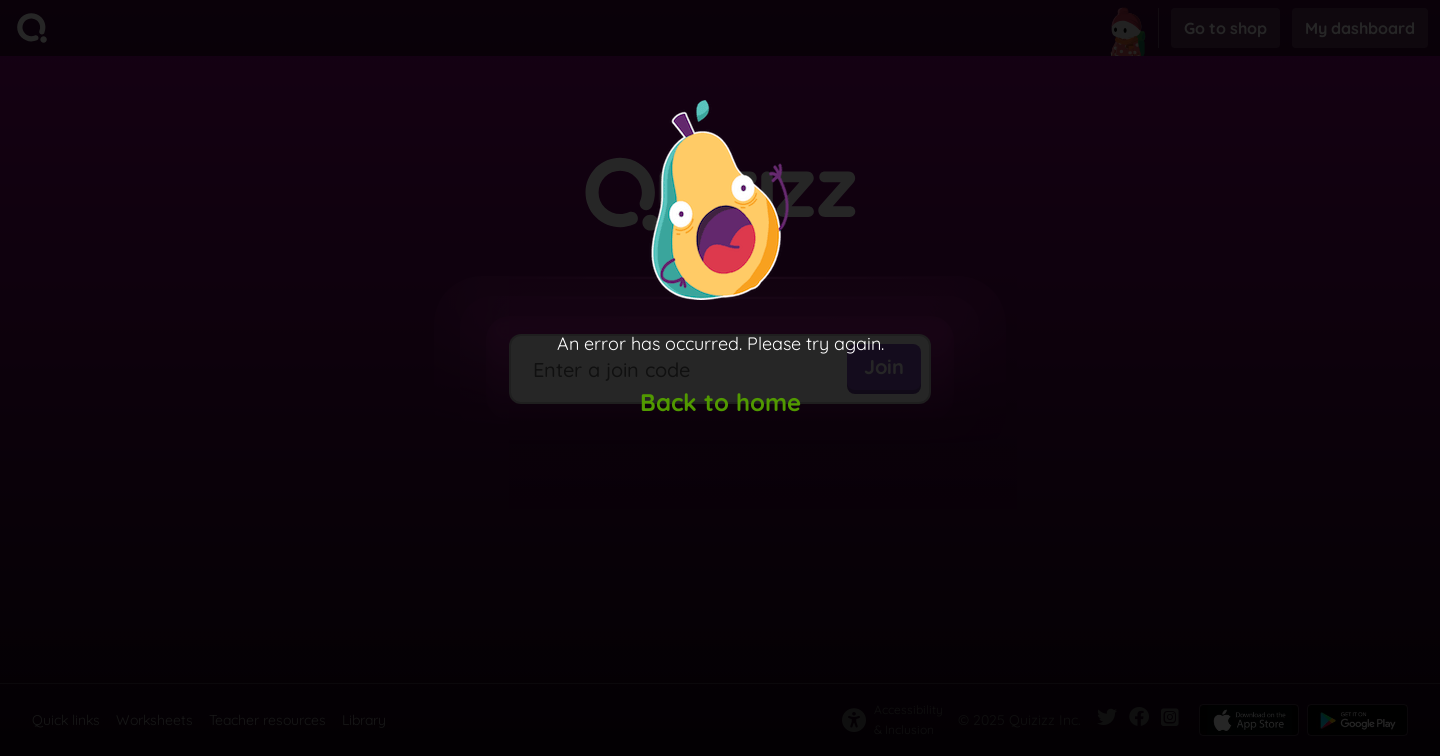 Join a Quizizz activity - Enter code - Join my quiz - Quizizz