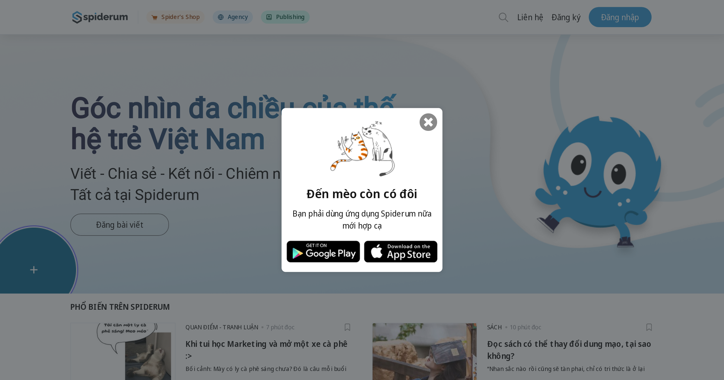 Spiderum - Mạng Xã Hội Chia sẻ Quan Điểm - Kiến Thức Hàng Đầu Việt Nam