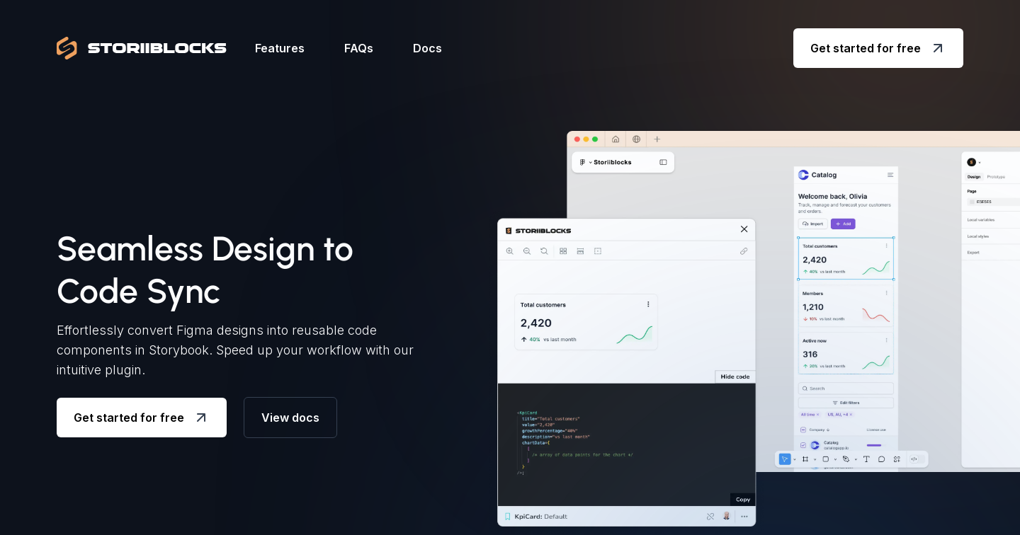 Storiiblocks – Connect Figma Design Components with Code