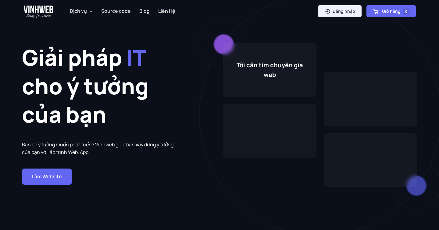 Vinh Web - Giải pháp IT cho bạn!