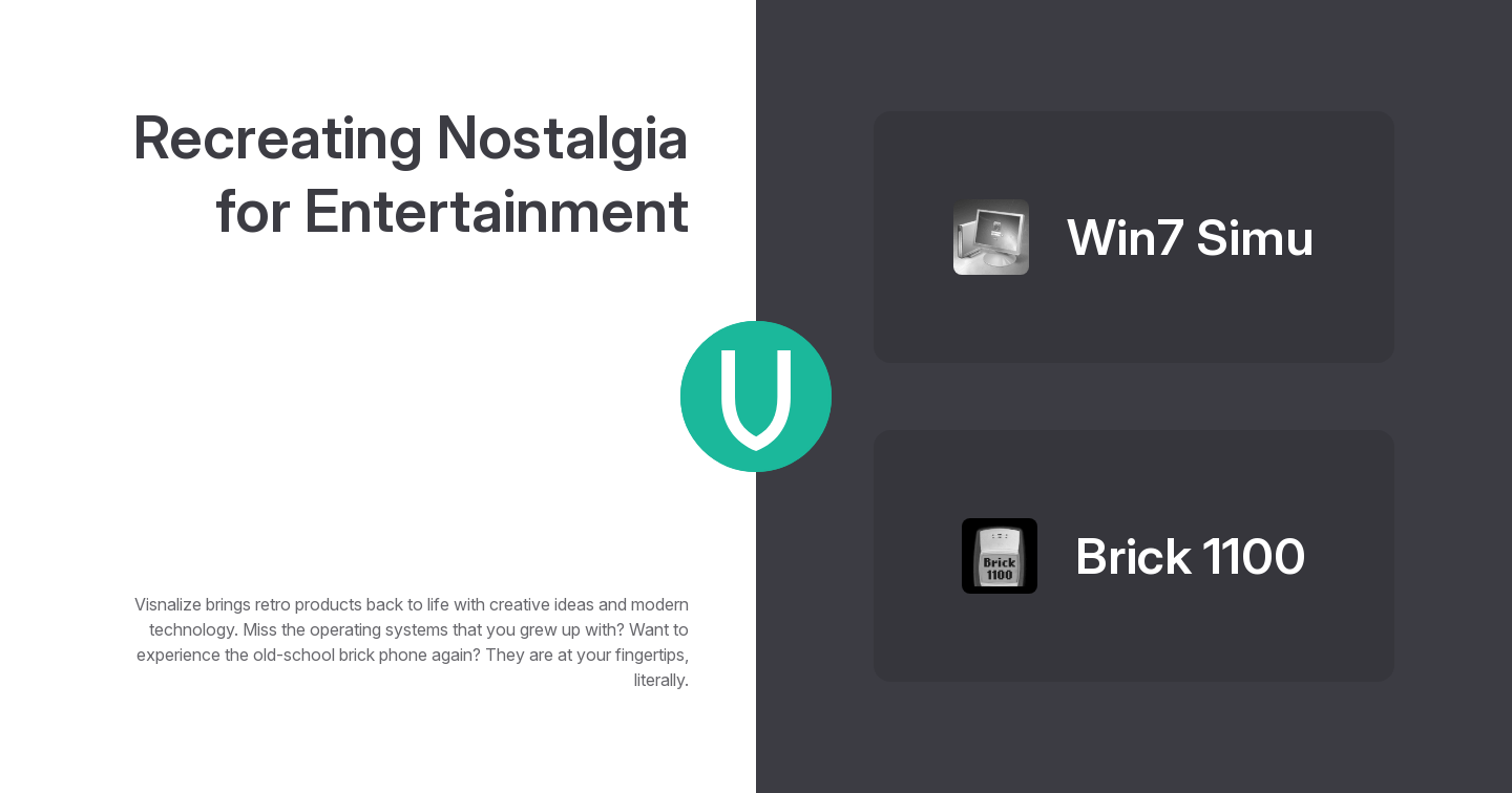 Visnalize - creator of Win7 Simu, Brick 1100, and more | Visnalize