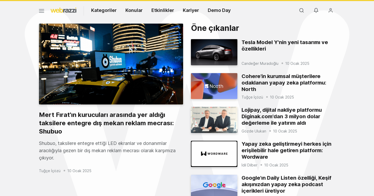 Webrazzi - Girişimler, Teknoloji, Dijital