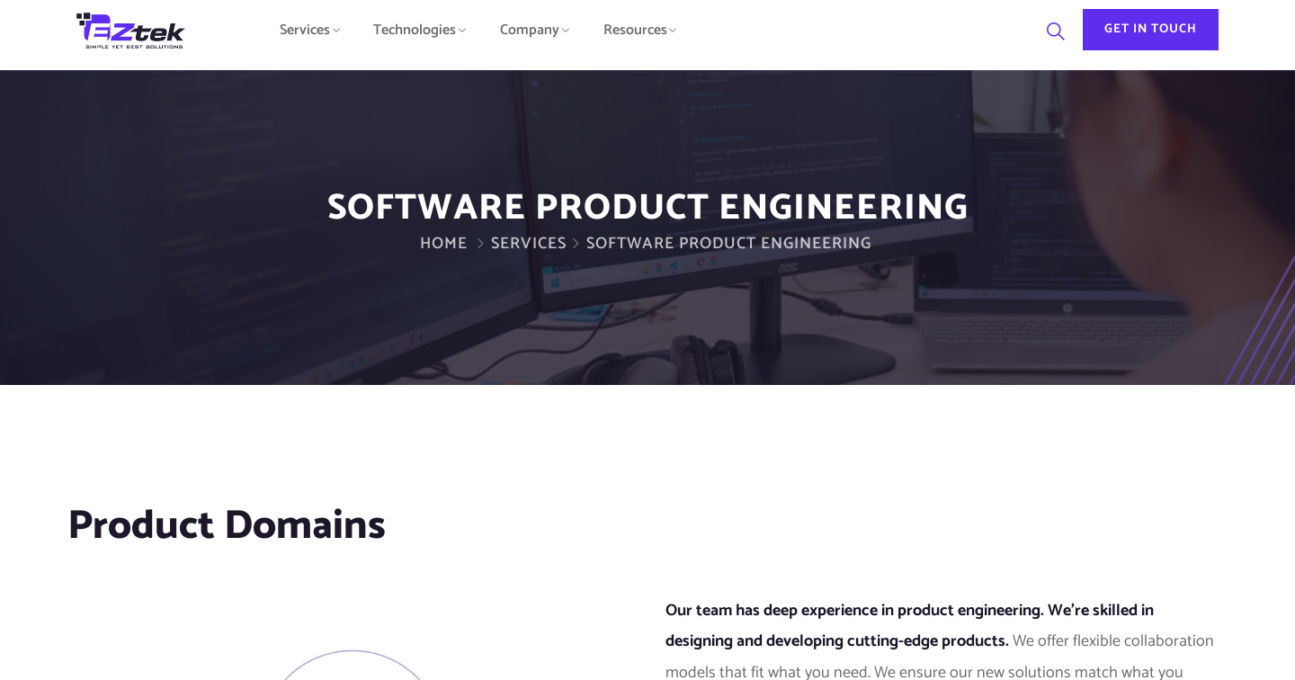Software Product Engineering - EZtek Software