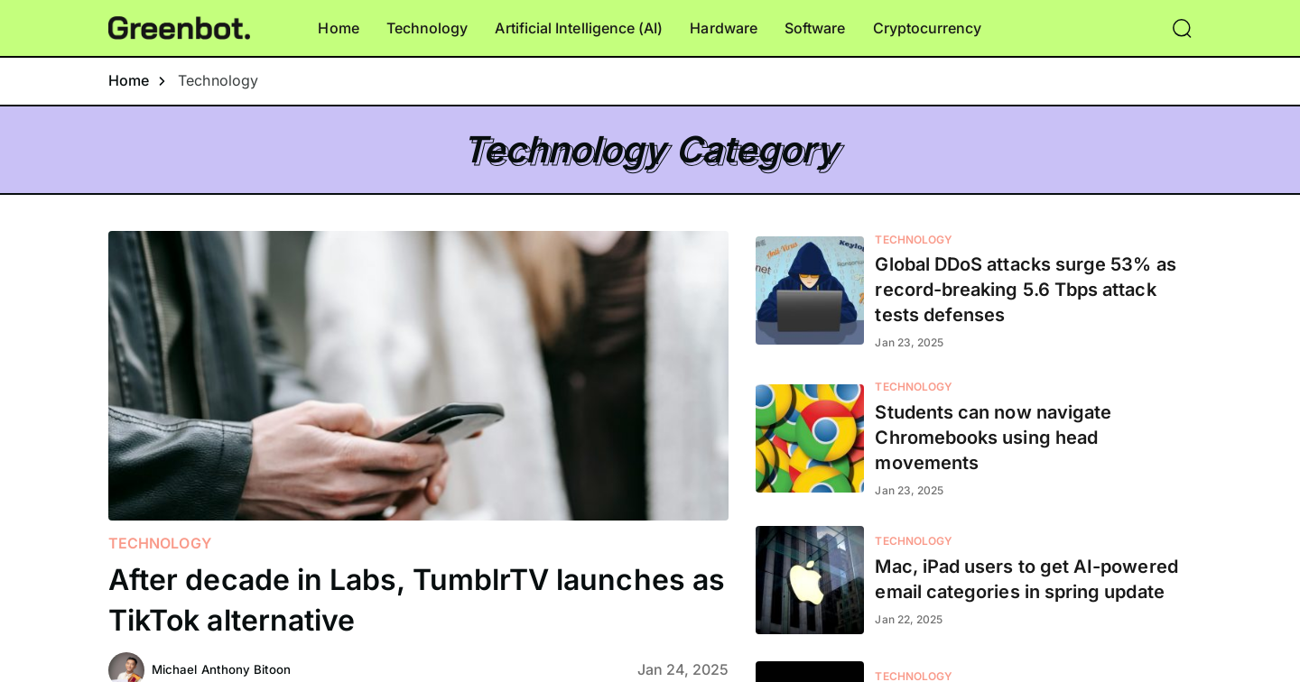Technology | GreenBot | AI News, Hacks, Apps, Tips & Reviews Blog