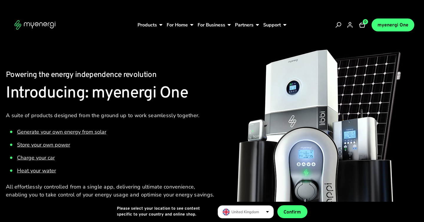 Renewable energy products making eco energy easy | myenergi