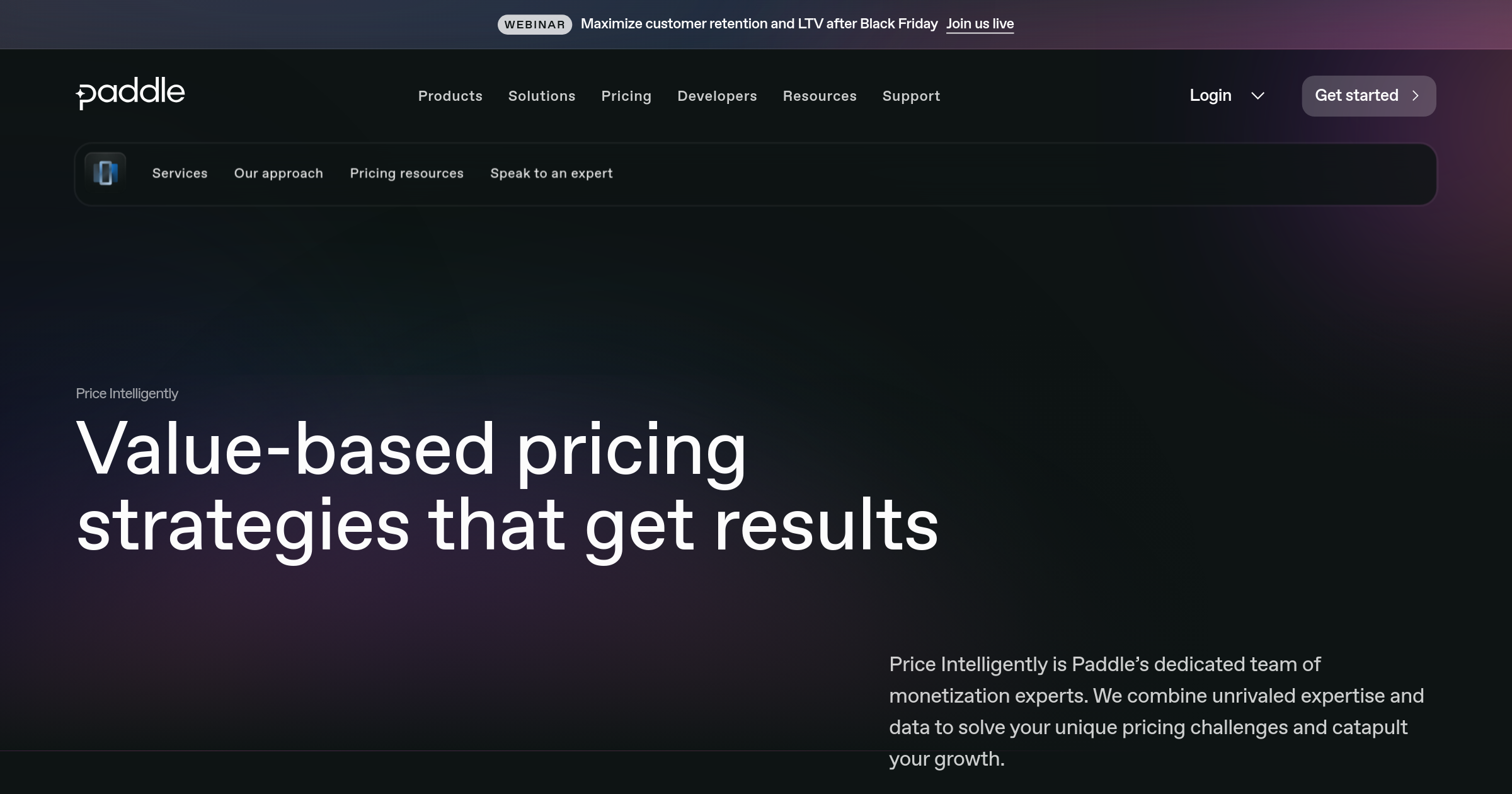 World-class subscription pricing experts | Price Intelligently by Paddle