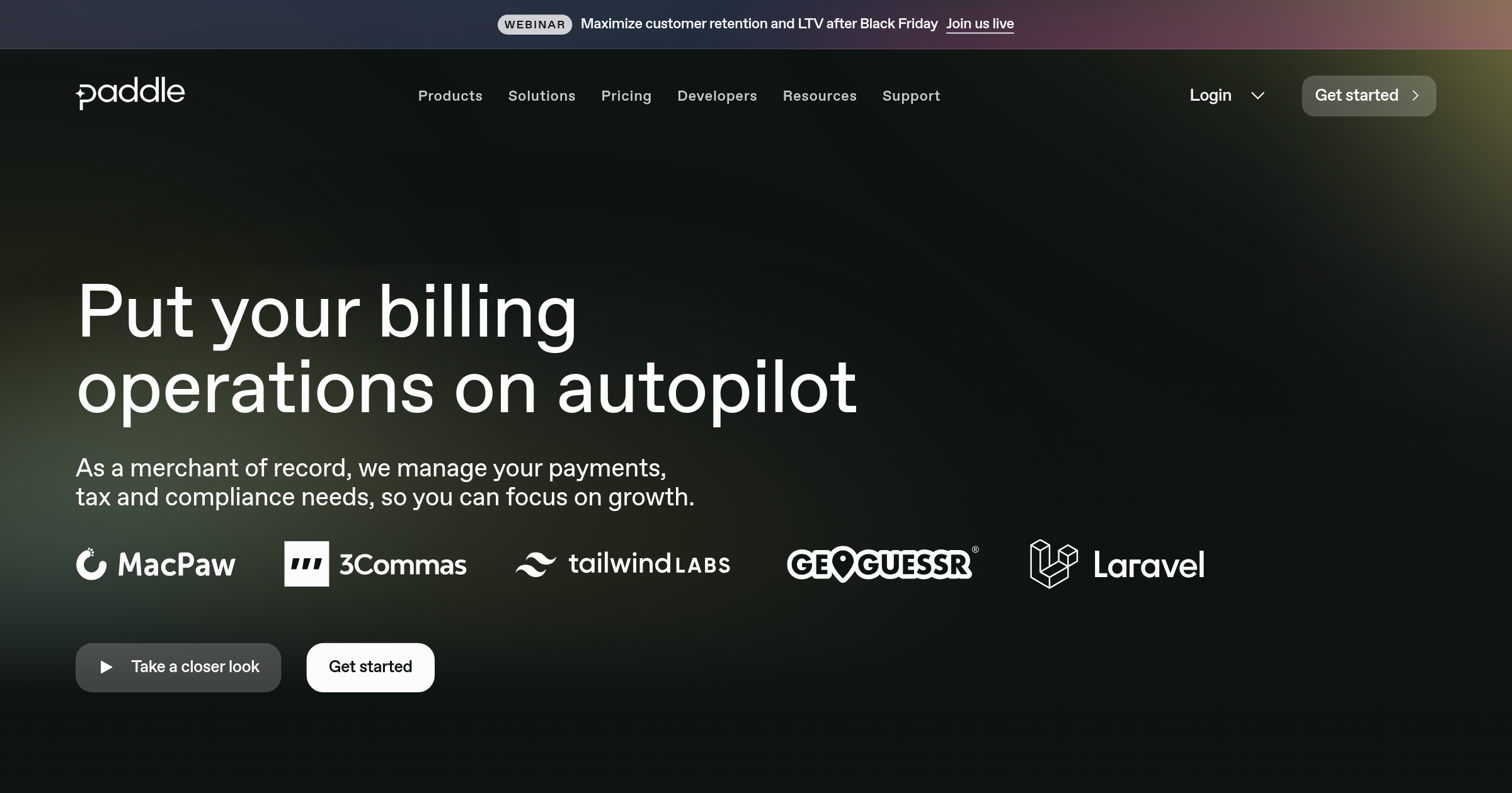 Paddle - Payments, tax and subscription management for SaaS and digital products
