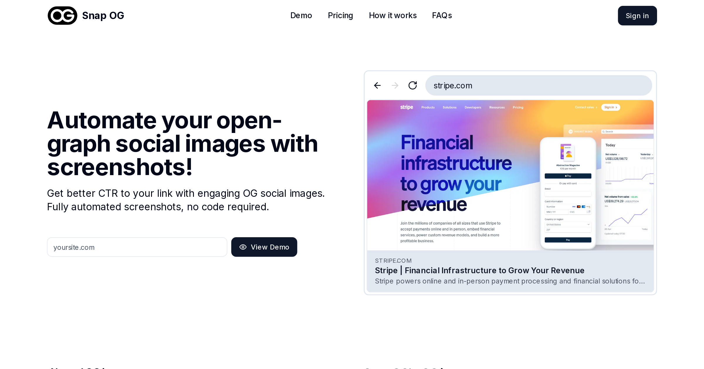 Generate social media previews automatically