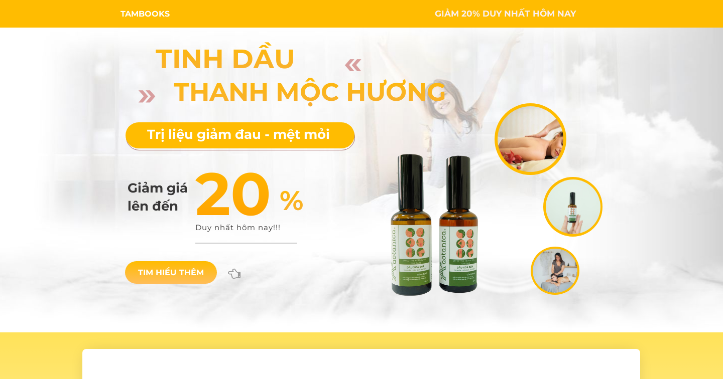 Tinh Dầu Mát Xa - Giảm Đau Nhức