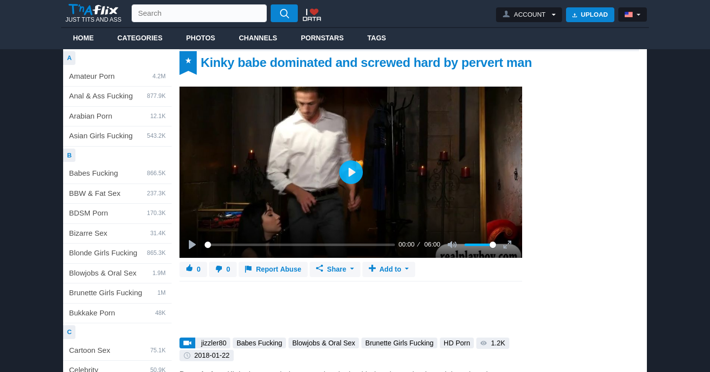 Kinky babe dominated and screwed hard by pervert man - Tnaflix.com