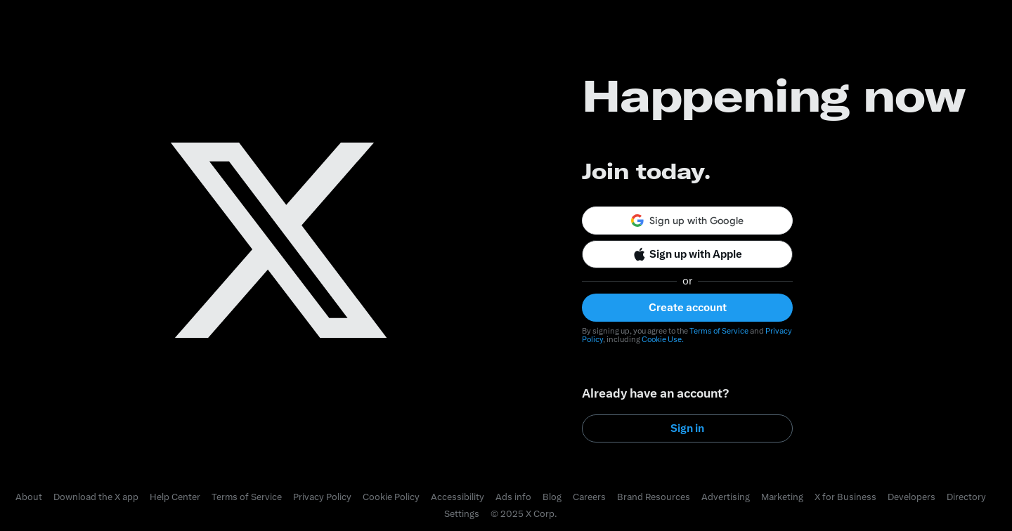 X. It’s what’s happening / X
