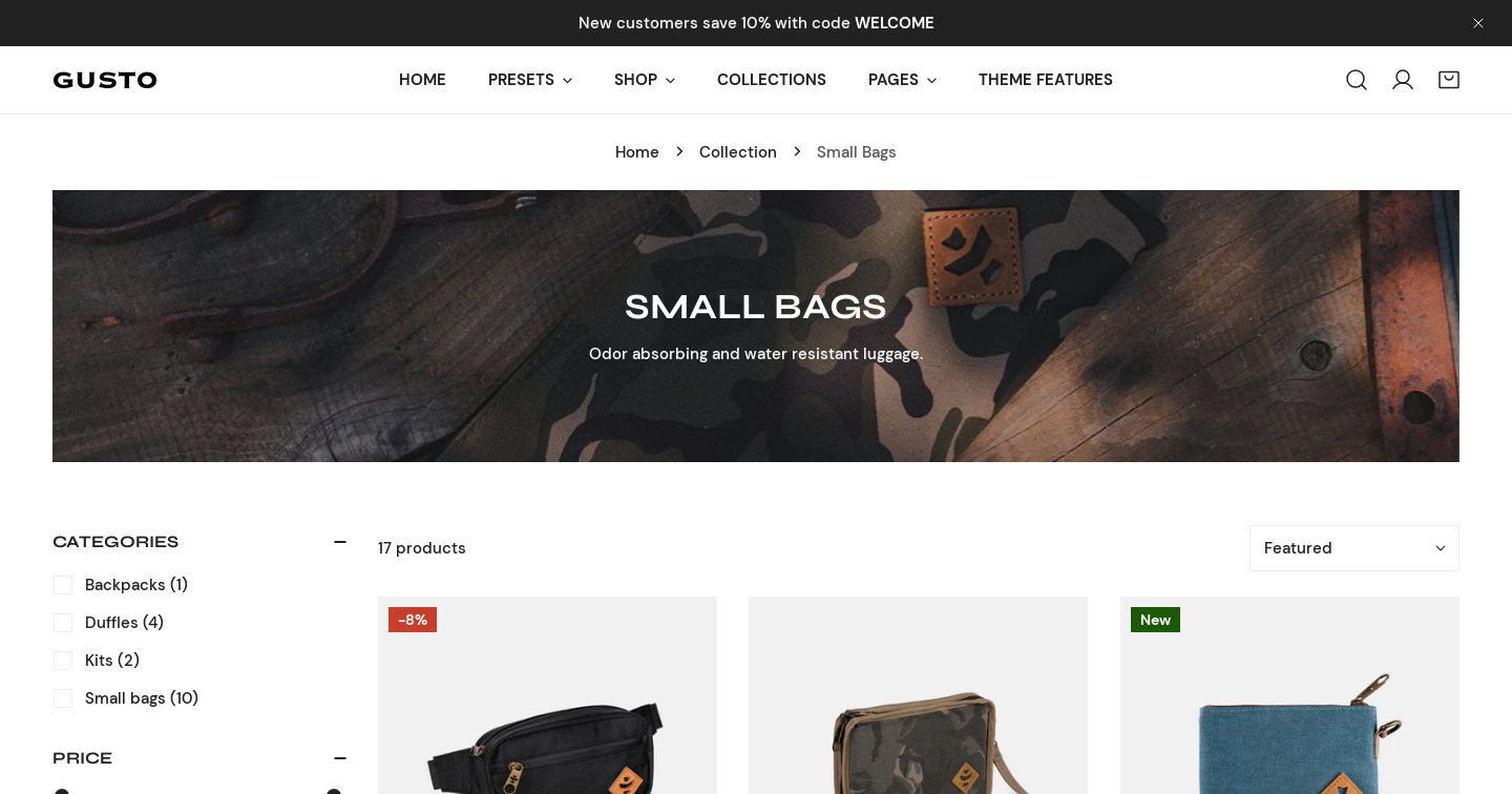 Small Bags – Zest Gusto